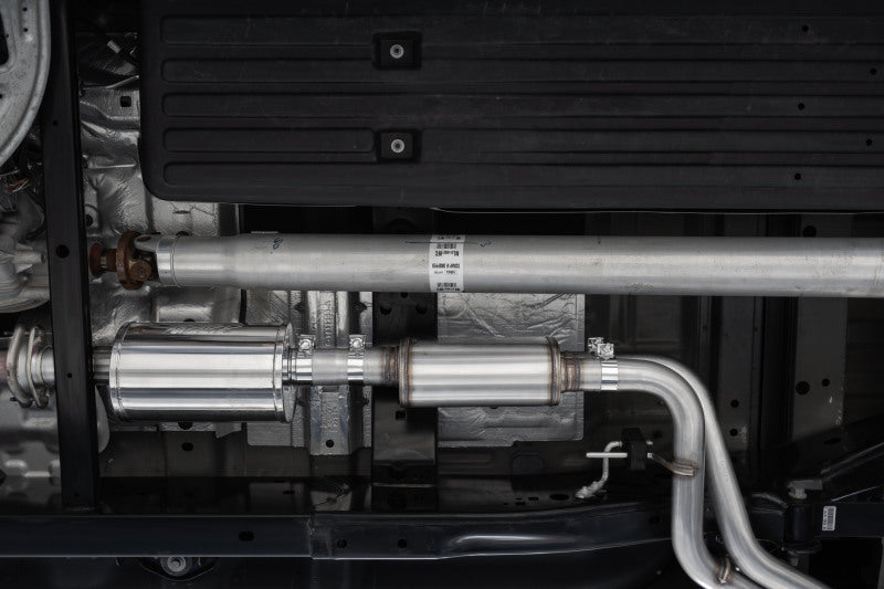 MBRP 2021+ Ford F150 Black Coated Dual Pre-Axle (Street Profile) 2.5in OD Tips 3in Cat Back Exhaust Catback MBRP