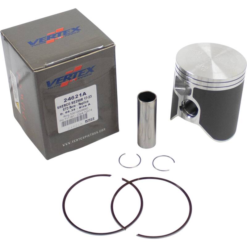Vertex Piston 17-24 Sherco SE-R 250 250cc Cast Replica Piston Kit Piston Sets - Powersports Vertex Pistons