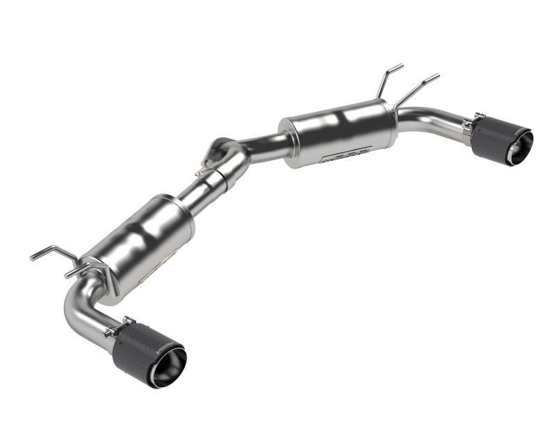 MBRP 19-23 Mazda 3 Hatchback T304SS 2.5in Axle-Back, Dual Rear Exit w/Carbon Fiber Tips Axle Back MBRP