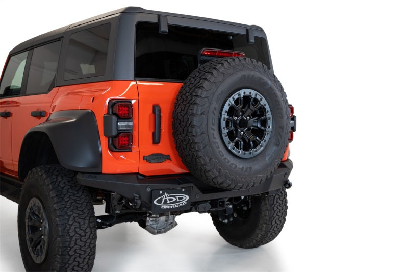 Addictive Desert Designs 22-23 Ford Bronco Raptor Rock Fighter Rear Bumper Bumpers - Steel Addictive Desert Designs