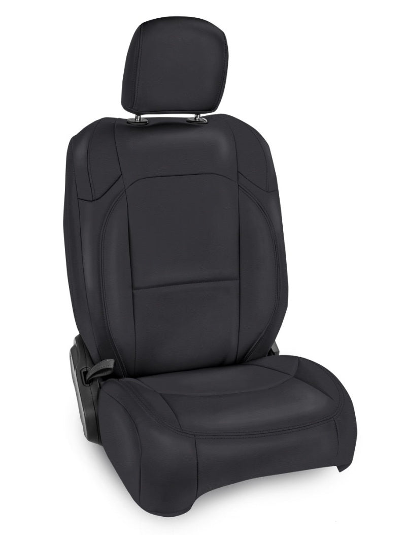 PRP 2018+ Jeep Wrangler JL/2 door/ Non-Rubicon Front Seat Covers(Pair) - All Black Seat Covers PRP Seats