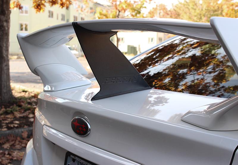 PERRIN 15-21 Subaru STI Wing Stabilizer - Black Spoilers Perrin Performance