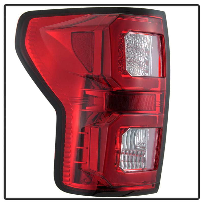 Spyder 07-13 Toyota Tundra V2 Light Bar LED Tail Lights - Red Clear ALT-YD-TTU07V2-LB-RC Tail Lights SPYDER