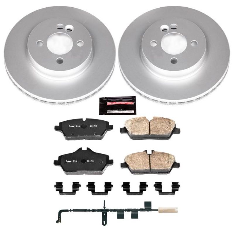 Power Stop 07-10 Mini Cooper Front Z23 Evolution Sport Coated Brake Kit Brake Kits - Performance D&S PowerStop