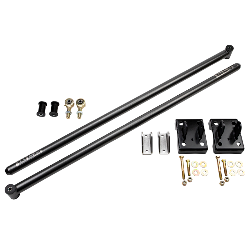 Wehrli 11-19 Chevy & GMC Duramax RCLB/CCSB/ECSB Traction Bar Kit- Flat Black Suspension Arms & Components Wehrli