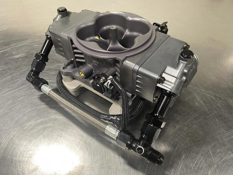 Fragola 8AN Holly EFI Stealth 4500 Feed Line Kit - Stainless Hose Fuel Lines Fragola