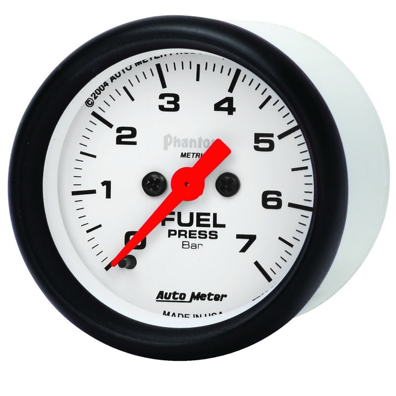 AutoMeter Gauge Fuel Pressure 2-1/16in. 7Bar Digital Stepper Motor Phantom Gauges AutoMeter