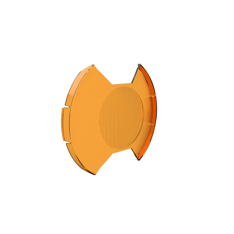 KC HiLiTES SlimLite 8in. LED Light Shield Driving (Shield Only) - Amber Light Covers and Guards KC HiLiTES