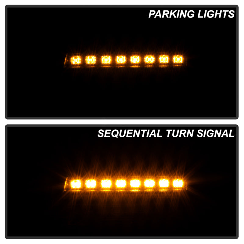 Spyder 18-20 Jeep Wrangler Front Fender LED Lights - Black (CCL-YD-JW18-SEQ-BK) Tail Lights SPYDER