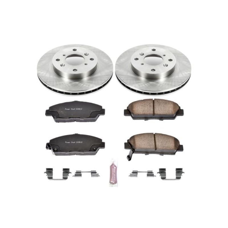 Power Stop 92-96 Honda Prelude Front Autospecialty Brake Kit Brake Kits - OE PowerStop