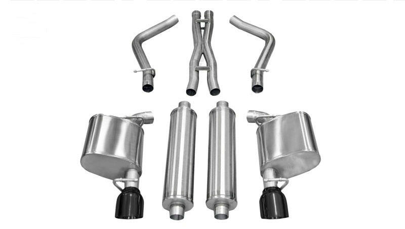Corsa 2011-2014 Chrysler 300 R/T 5.7L V8 Black Xtreme Cat-Back Exhaust Catback CORSA Performance