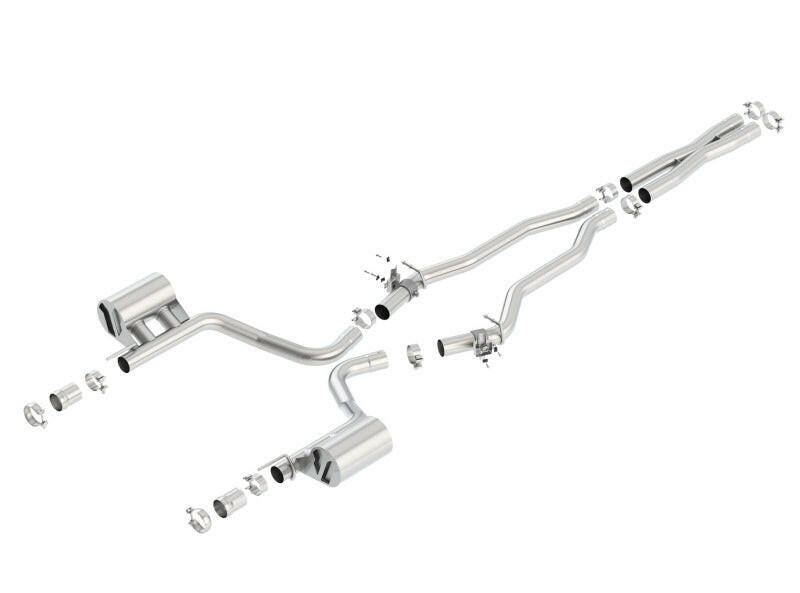 Borla 2015 Dodge Challenger SRT/392 Hemi 6.4L V8 ATAK Catback Exhaust w/ Valves Factory Bezel Catback Borla
