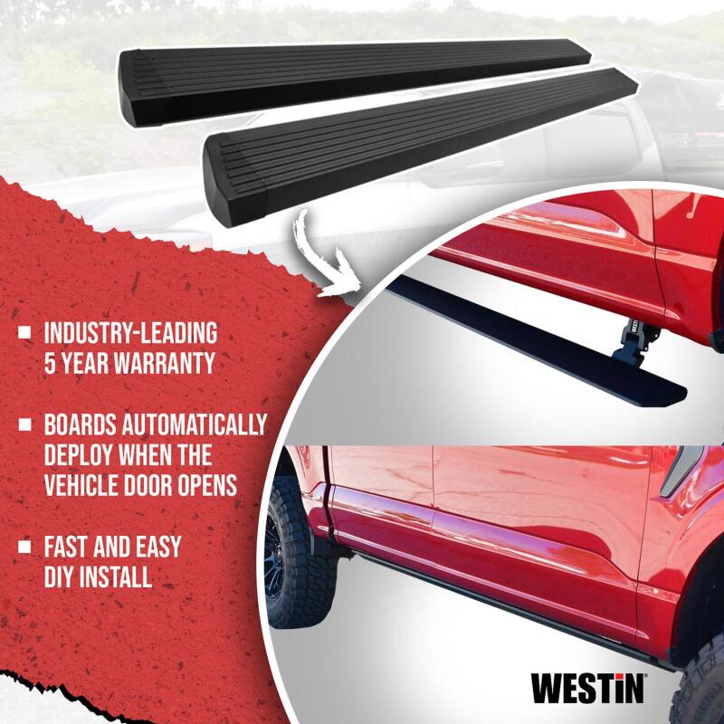 Westin 05-23 Toyota Tacoma Double Cab Pro-e Running Boards - Tex. Blk Running Boards Westin