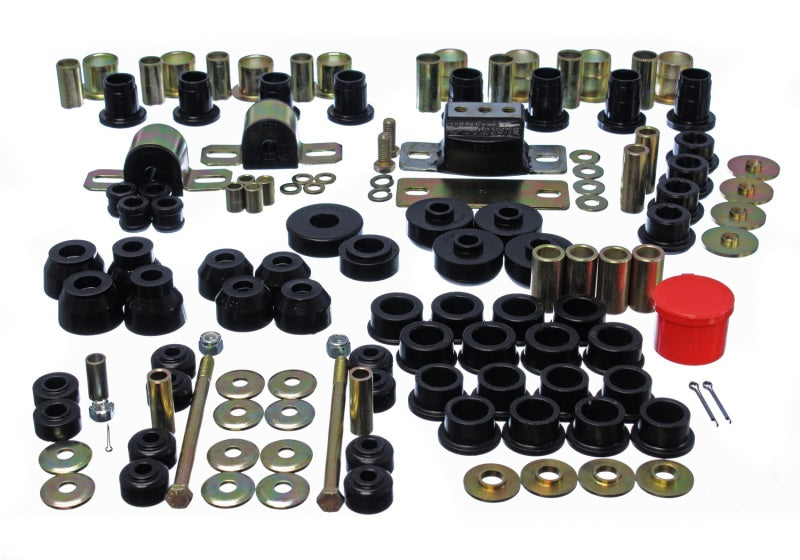 Energy Suspension 63-82 Chevrolet Corvette Black Hyper-flex Master Bushing Set Bushings - Full Vehicle Kits Energy Suspension