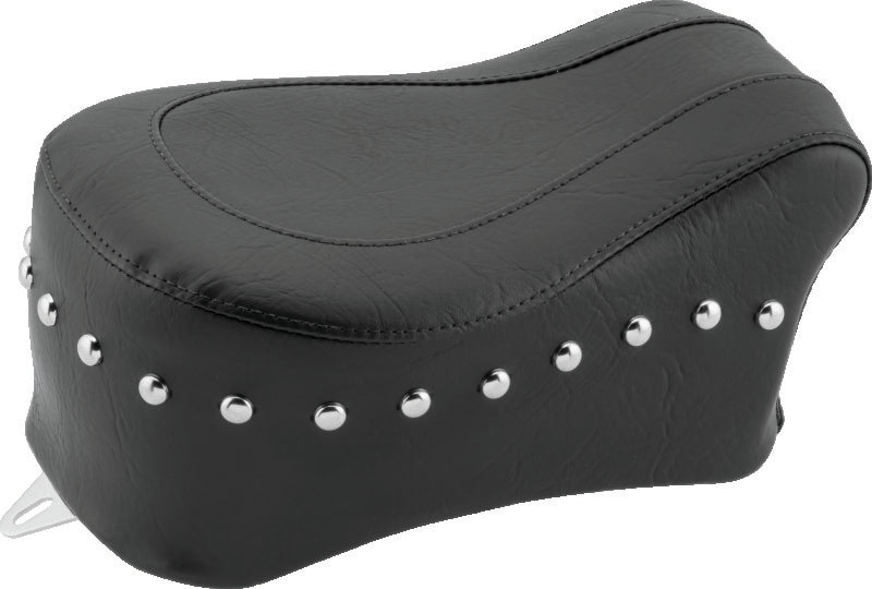 Mustang 65-86 Harley Early FL Touring Tank Bib w/Studs - Black Tank Bibs Mustang Motorcycle