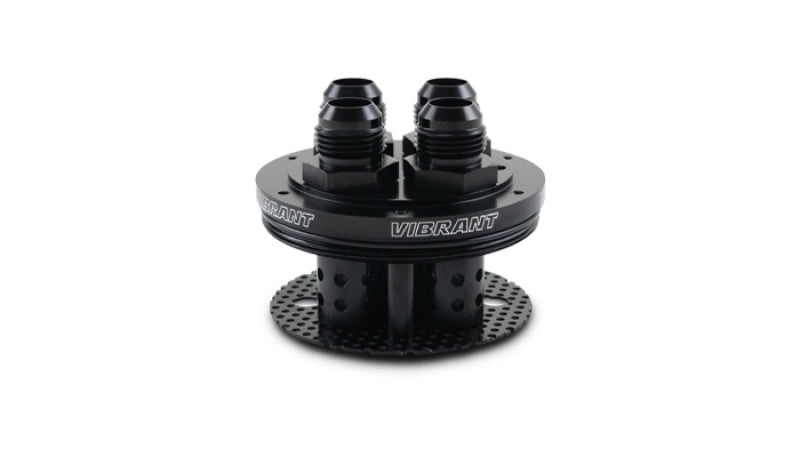 Vibrant 4-Port Catch Can Lid Assembly Oil Catch Cans Vibrant