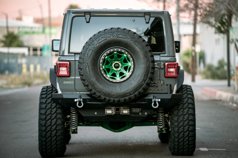 DV8 Offroad 07-21 Jeep Wrangler (JK/JL) Bolt-On Hitch w/ Lights Hitch Receivers DV8 Offroad