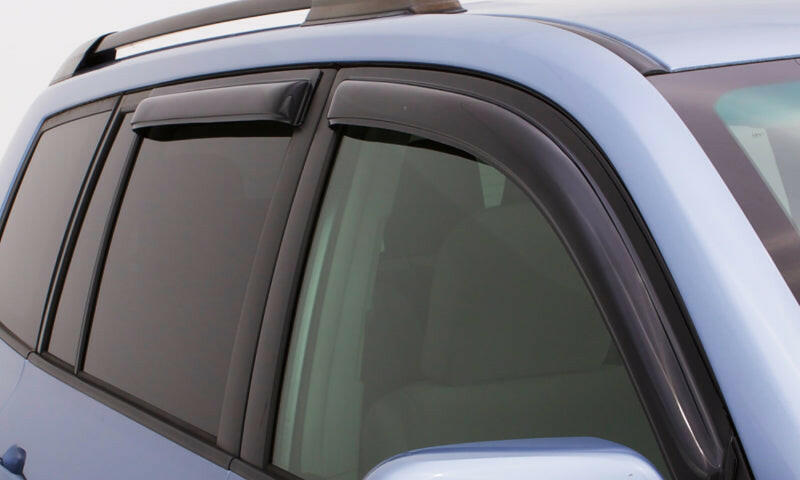 AVS 20-21 Ford Explorer Ventvisor Outside Mount Window Deflectors 4pc - Smoke Wind Deflectors AVS