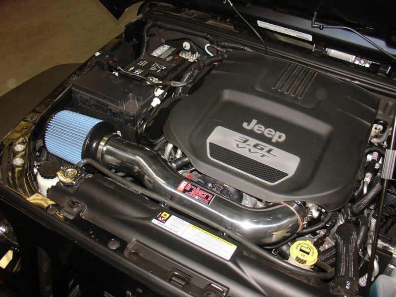 Injen 12-18 Jeep Wrangler JK 3.6L V6 Polished Short Ram Intake w/ Open Filter Cold Air Intakes Injen