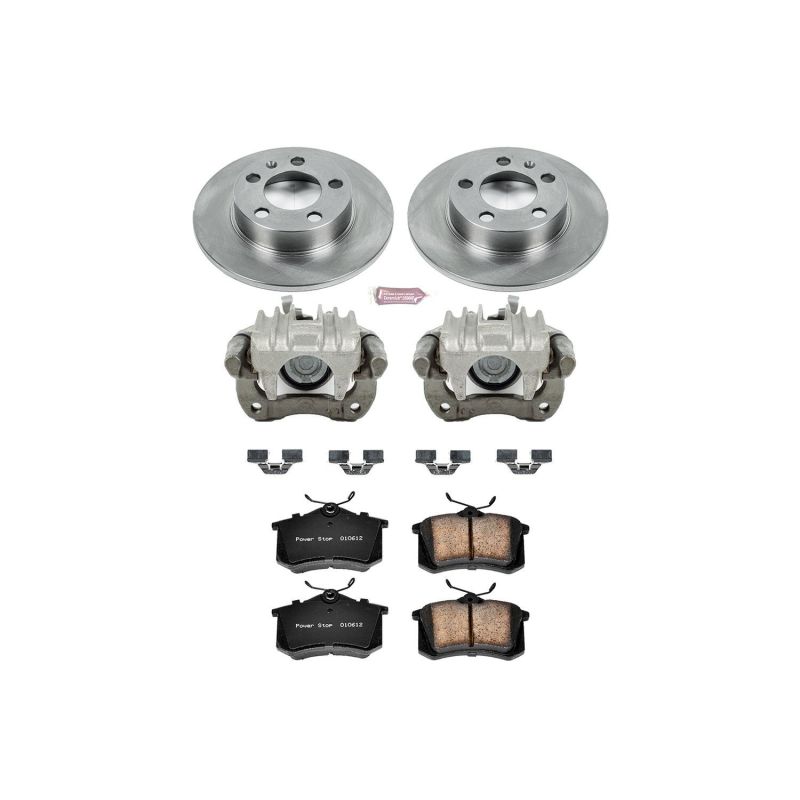 Power Stop 98-10 Volkswagen Beetle Rear Autospecialty Brake Kit w/Calipers Brake Kits - OE PowerStop