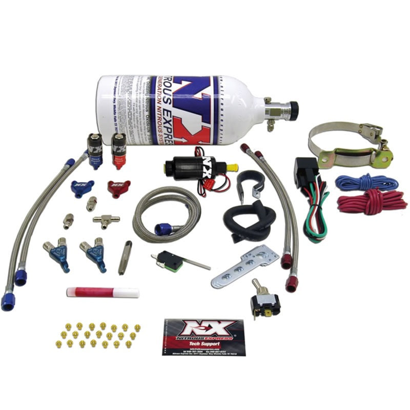 Nitrous Express 2 Cyl Piranha Nitrous Kit w/o Bottle Nitrous Systems Nitrous Express