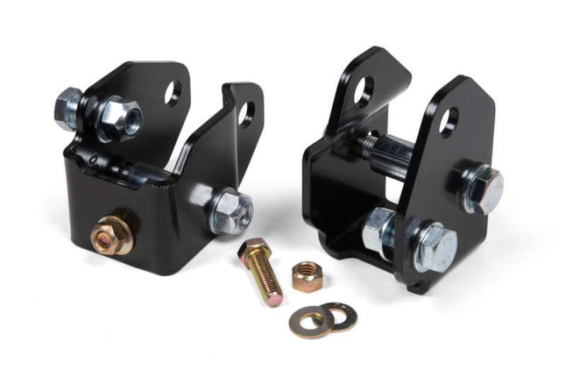 JKS Manufacturing 18-21 Jeep Wrangler JL/20-21 Gladiator JT Shock Relocation Brackets - Front Brackets JKS Manufacturing