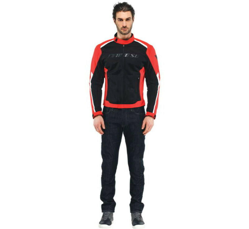 Dainese Hydraflux 2 Air D-Dry Jacket Black/Lava Red Size - 48 Jackets - Textile Dainese