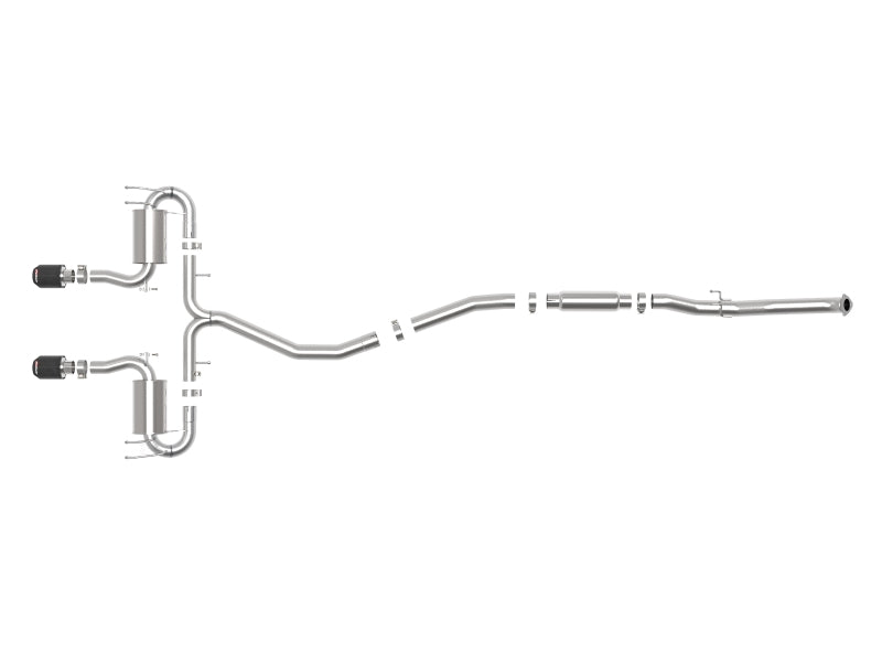 aFe Takeda 3in 304 SS Cat-Back Exhaust System w/CF Tips 17-20 Honda Civic Sport L4-1.5L (t) Catback aFe