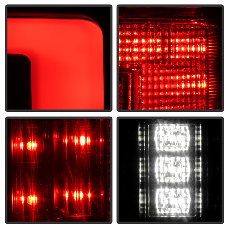 Spyder 21-23 Ford F150 (Halogen w/ Blind Spot) Full LED Tail Lights - Black (ALT-YD-FF15021HALBS-BK) Tail Lights SPYDER