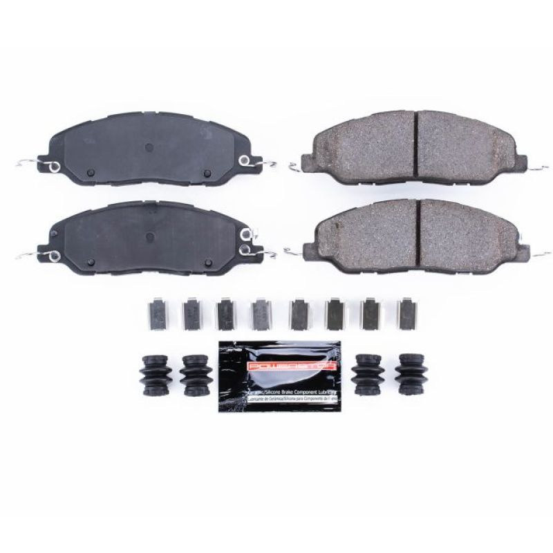 Power Stop 11-14 Ford Mustang Front Z23 Evolution Sport Brake Pads w/Hardware Brake Pads - Performance PowerStop