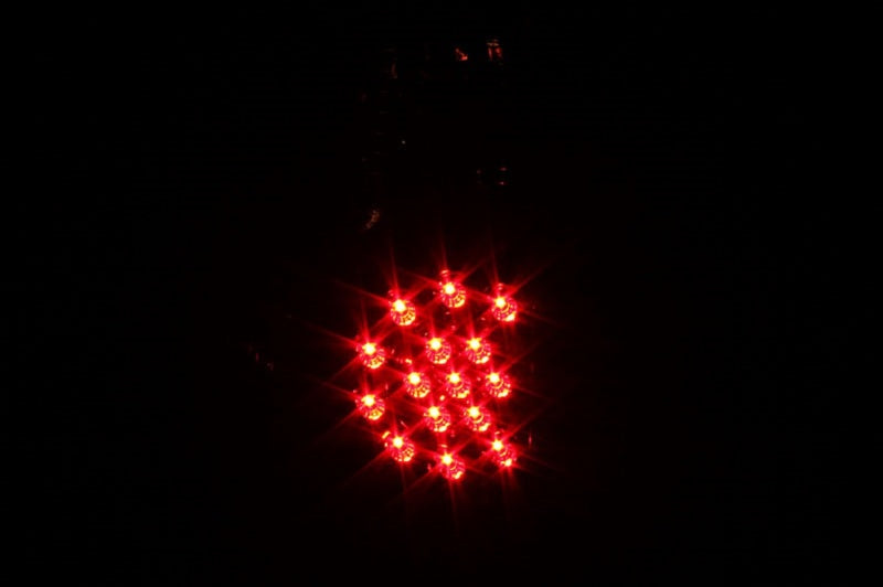 ANZO 2005-2015 Toyota Tacoma LED Taillights Black Tail Lights ANZO