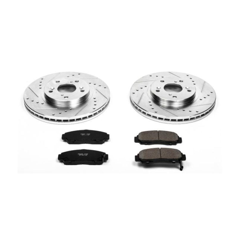 Power Stop 01-03 Acura CL Front Z23 Evolution Sport Brake Kit Brake Kits - Performance D&S PowerStop
