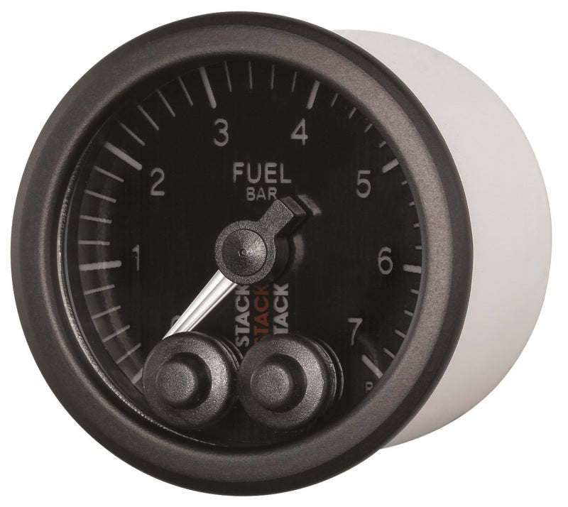 Autometer Stack 52mm 0-7 Bar M10 Male Pro-Control Fuel Pressure Gauge - Black Gauges AutoMeter
