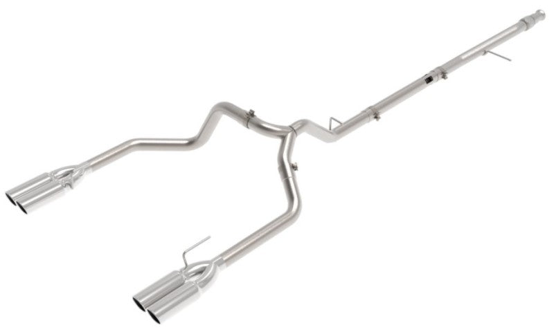 aFe Vulcan Series 3in 304SS DPF-Back 20-21 GM Trucks L6-3.0L (td) LM2 - Dual Polished Tip DPF Back aFe