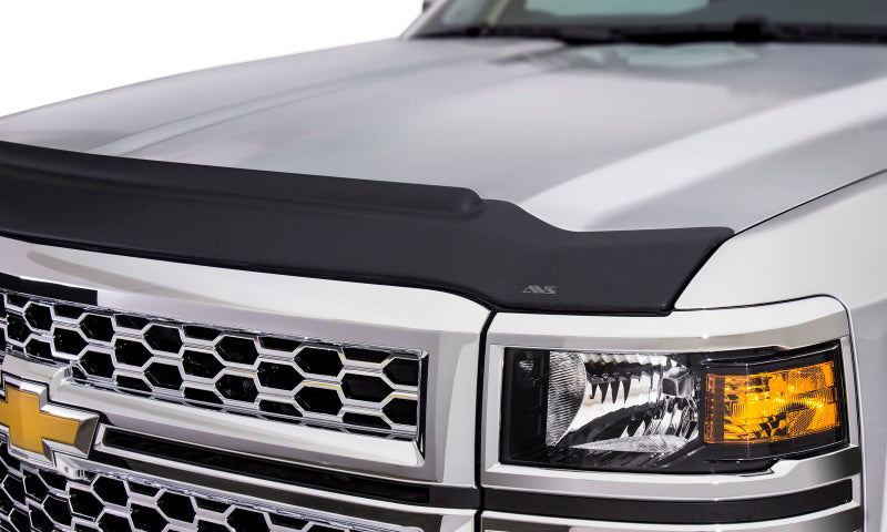 AVS 22-23 Chevrolet Silverado 1500 (Excl. ZR2/LT Trail Bss) Aeroskin II Low Prof Hood Shield - Blk Hood Deflectors AVS