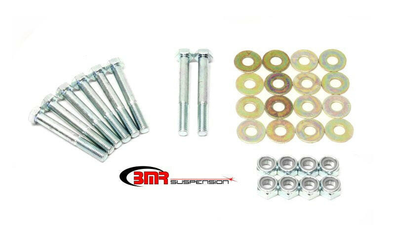 BMR 78-87 G-Body Control Arm Hardware Kit Rear Upper And Lower - Zinc plated Control Arms BMR Suspension