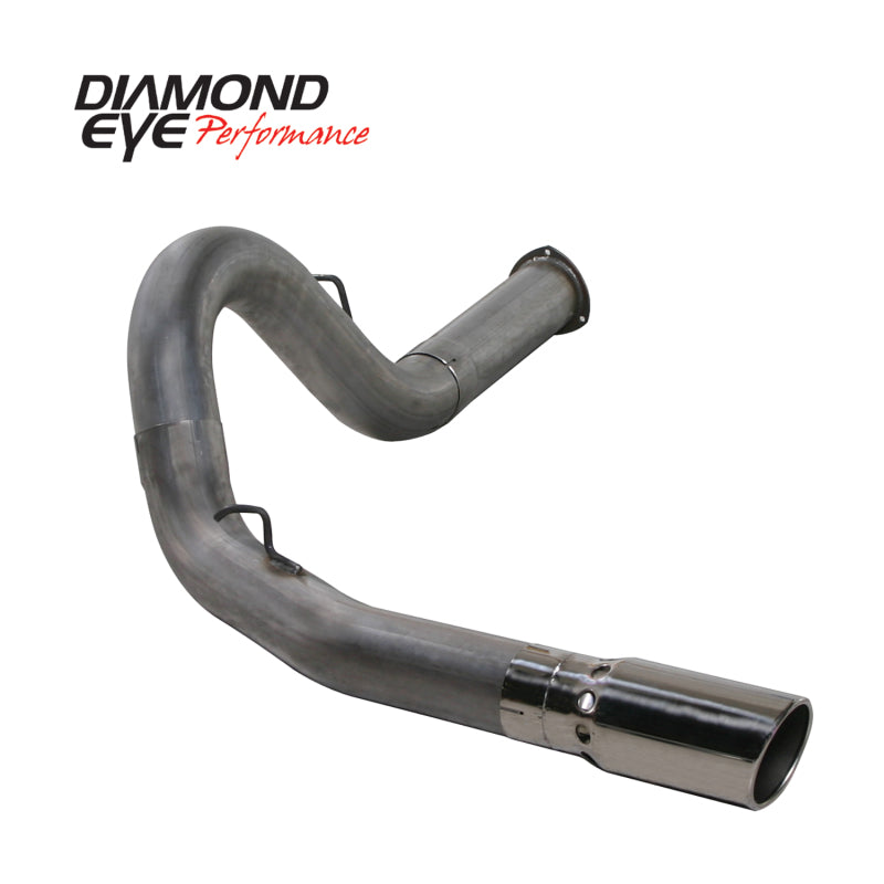 Diamond Eye KIT 5in DPF-BACK Single SS 07.5-08 CHEVY 6 6L 2500/3500 PCKGD BX46X14X14OD EL-PL DPF Back Diamond Eye Performance