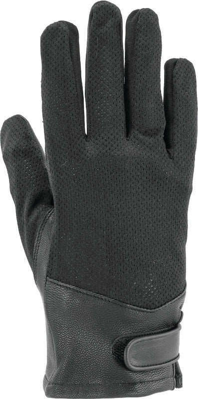 Kuryakyn Leather By River Road Pecos Leather Mesh Gloves Black - 3XL Gloves Kuryakyn
