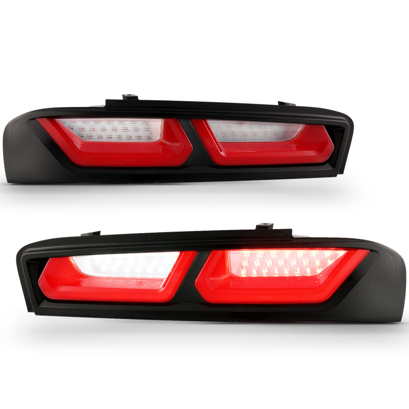 ANZO 2016-2018 Chevrolet Camaro L.E.D T.L Red/Clear Tail Lights ANZO