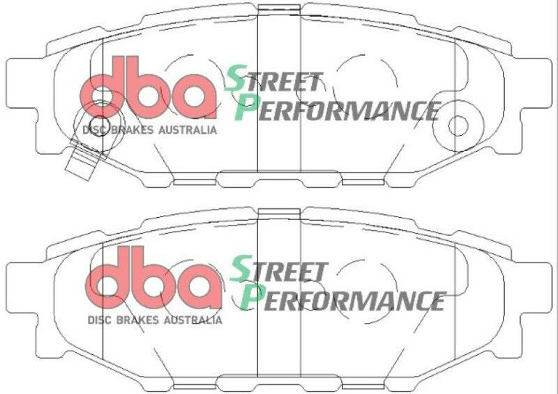 DBA 08 Subaru WRX SP500 Rear Brake Pads Brake Pads - Performance DBA