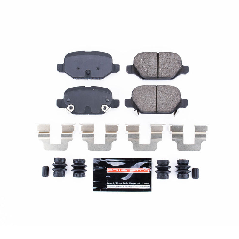 Power Stop 13-17 Fiat 500 Rear Z23 Evolution Sport Brake Pads w/Hardware Brake Pads - Performance PowerStop