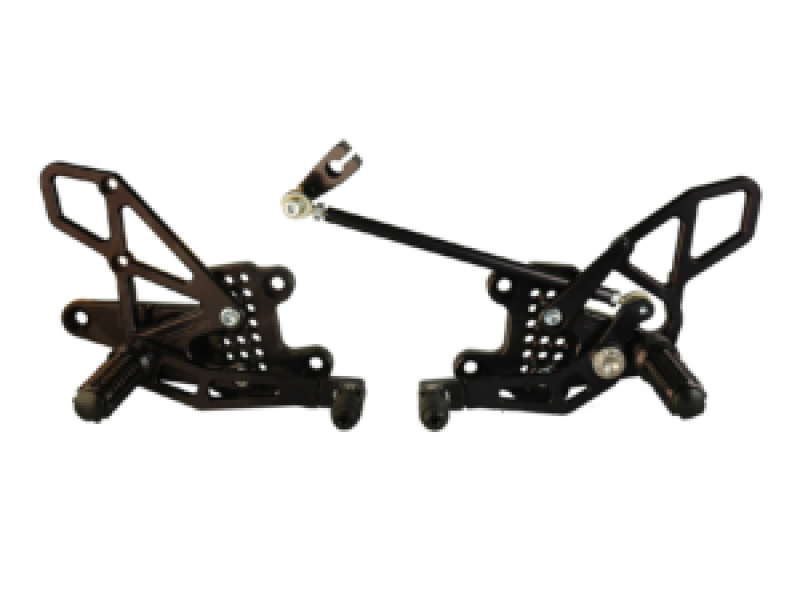 Vortex Racing 08-16 Honda CBR1000 RR Adjustable Rearsets- Black Bike Stands Vortex Racing