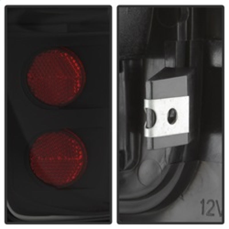 xTune Dodge Ram 1500/2500/3500 94-01 Euro Style Tail Lights Black ALT-ON-DRAM94-BK Tail Lights SPYDER