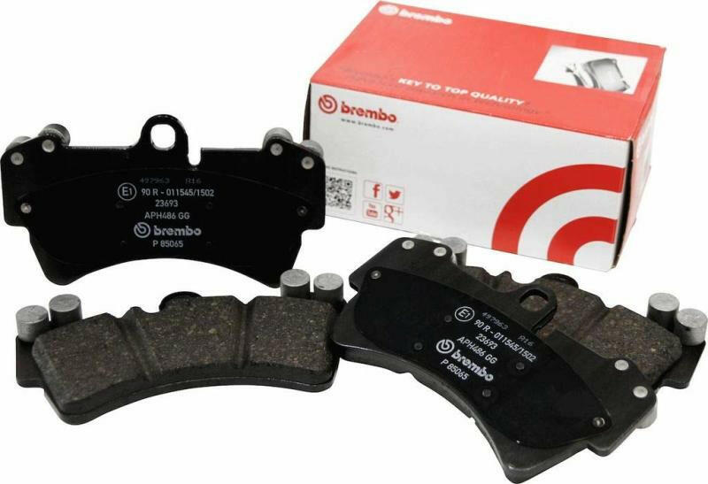 Brembo 00-06 Volkswagen Beetle/Golf/00-05 Jetta Front Premium NAO Ceramic OE Equivalent Pad Brake Pads - OE Brembo OE
