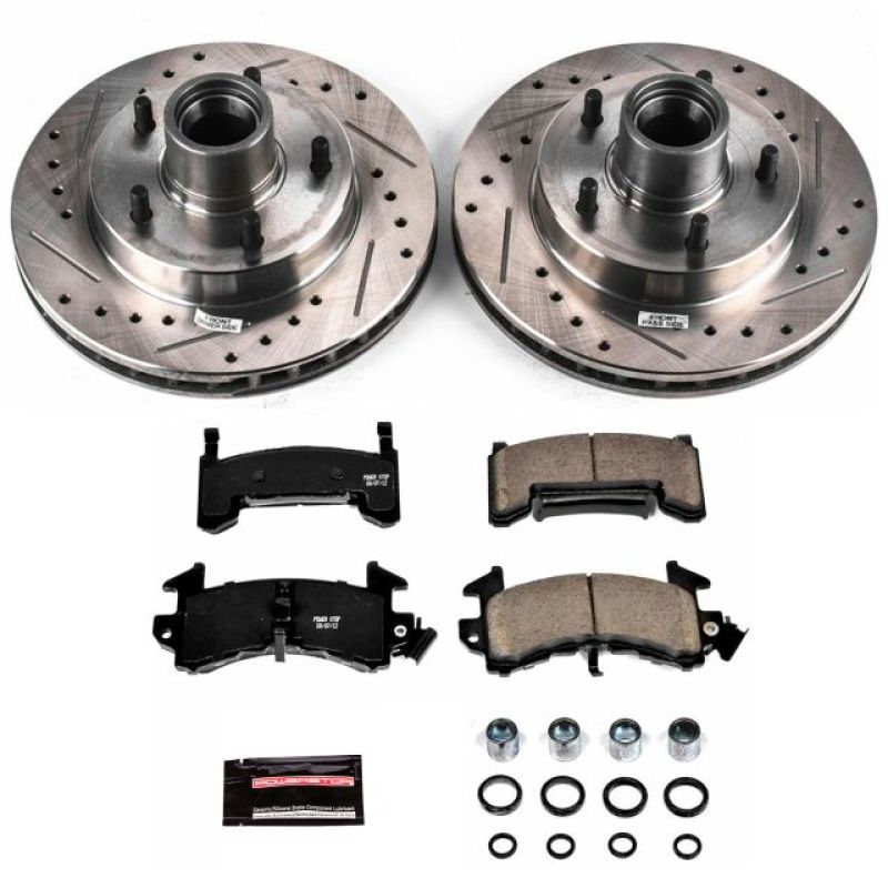 Power Stop 79-81 Buick Century Front Z23 Evolution Sport Brake Kit Brake Kits - Performance D&S PowerStop