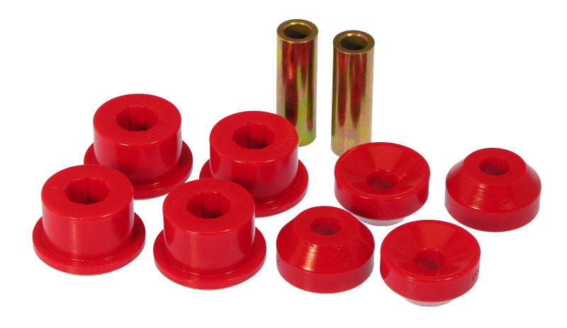 Prothane 92-96 Honda Prelude Rear Shock Bushings - Red Bushing Kits Prothane