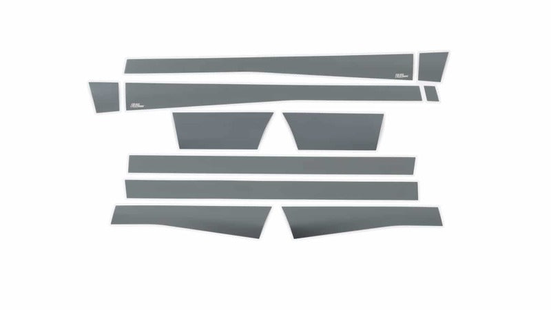 Putco 10-18 RAM 2500 Crew Cab 6.5in- 5.5in Wide w/o Factory Flares 12pcs Blk Platinum Rocker Panels Body Armor & Rock Rails Putco