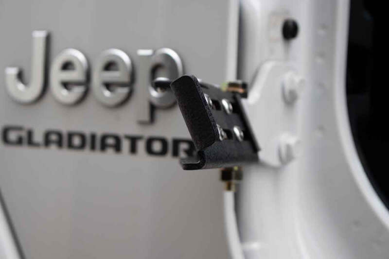 Fishbone Offroad 2007+ Jeep Wrangler/Gladiator Steel - Black Foot Peg Set Steps Fishbone Offroad