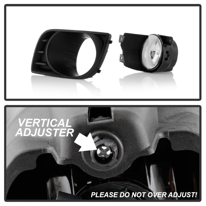 Spyder Toyota Sequoia 08-16 OEM Style Fog Lights w/OEM Fit Switch - Fog Bulbs-4145(Included) - Clear Fog Lights SPYDER