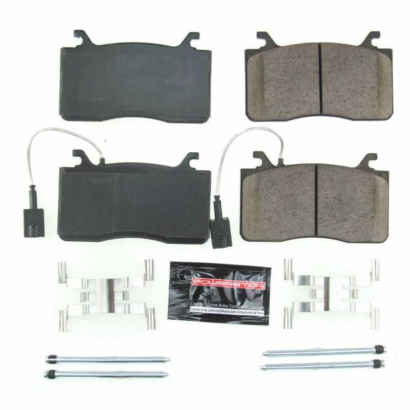 Power Stop 17-18 Alfa Romeo Giulia Front Z23 Evolution Sport Brake Pads w/Hardware Brake Pads - Performance PowerStop